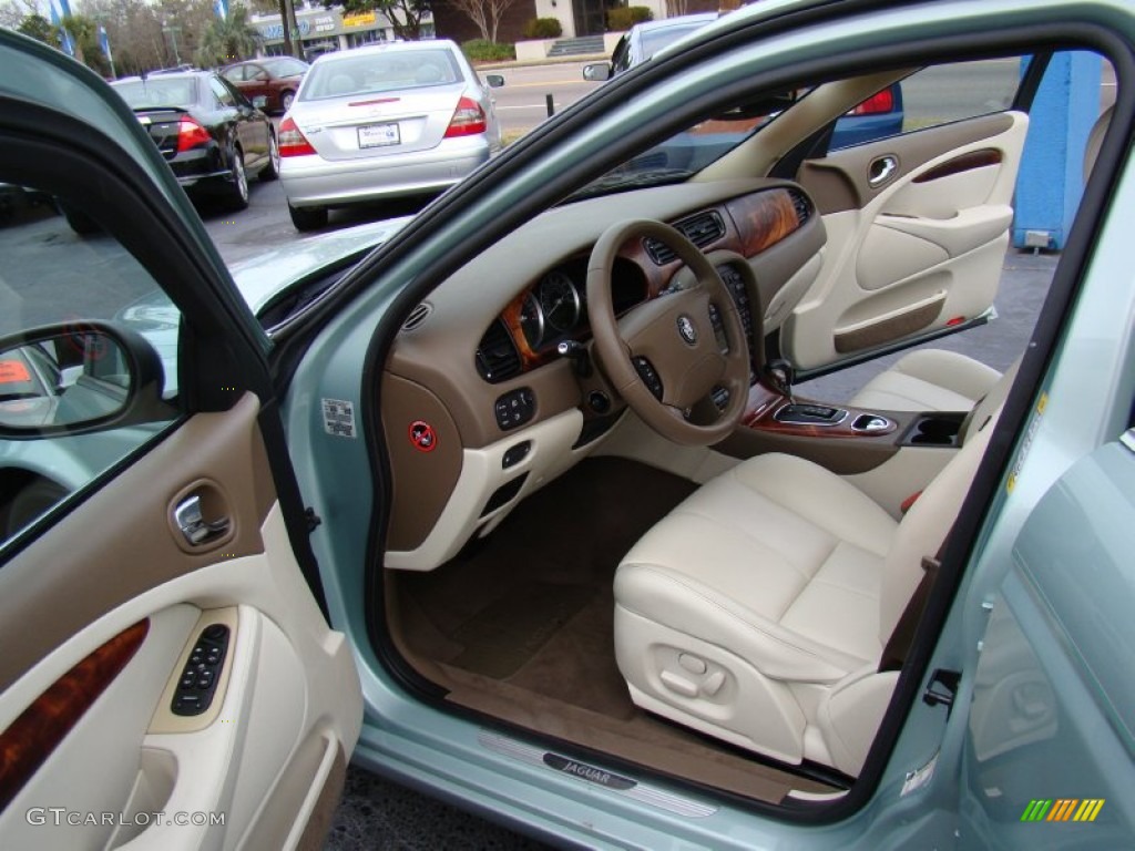 2006 S-Type 3.0 - Seafrost Metallic / Champagne photo #9