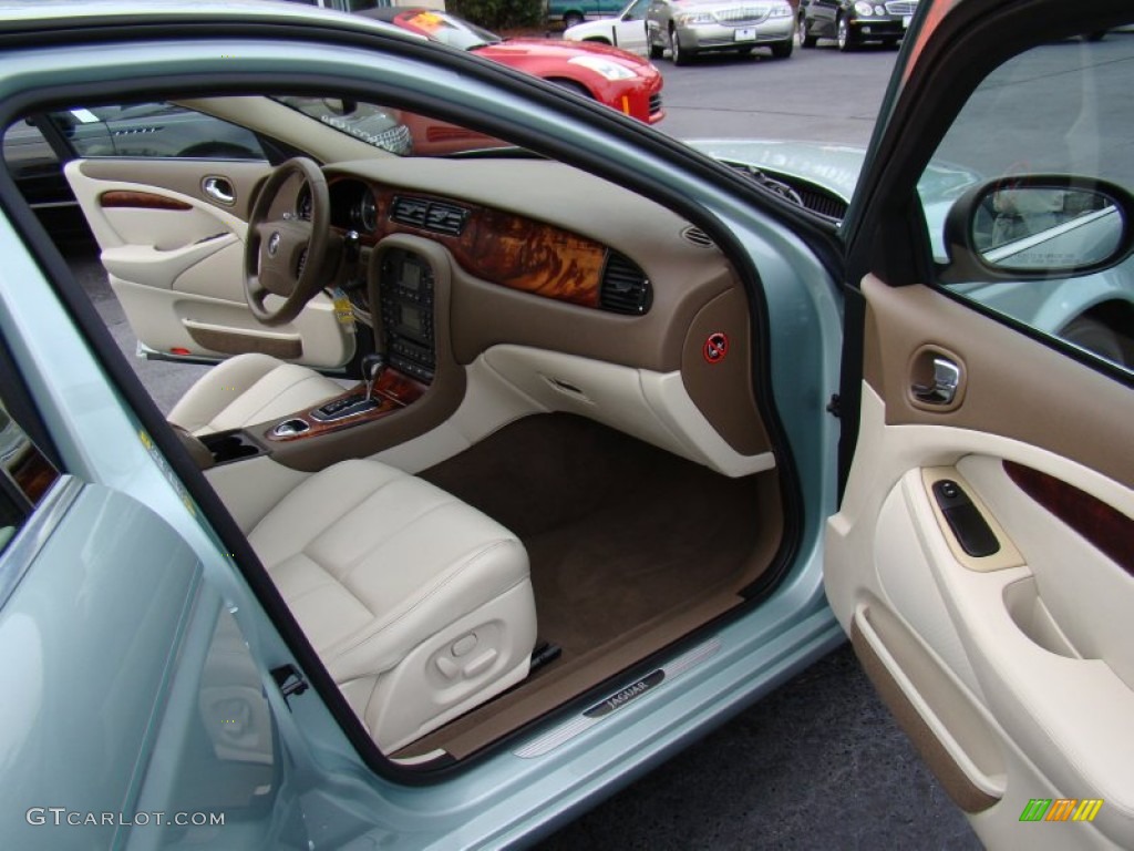 2006 S-Type 3.0 - Seafrost Metallic / Champagne photo #13