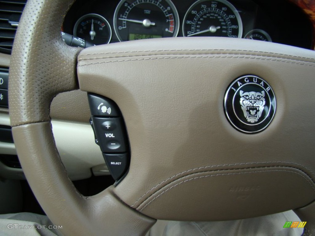 2006 S-Type 3.0 - Seafrost Metallic / Champagne photo #24