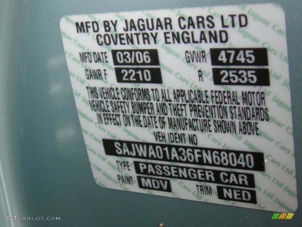 2006 S-Type 3.0 - Seafrost Metallic / Champagne photo #28