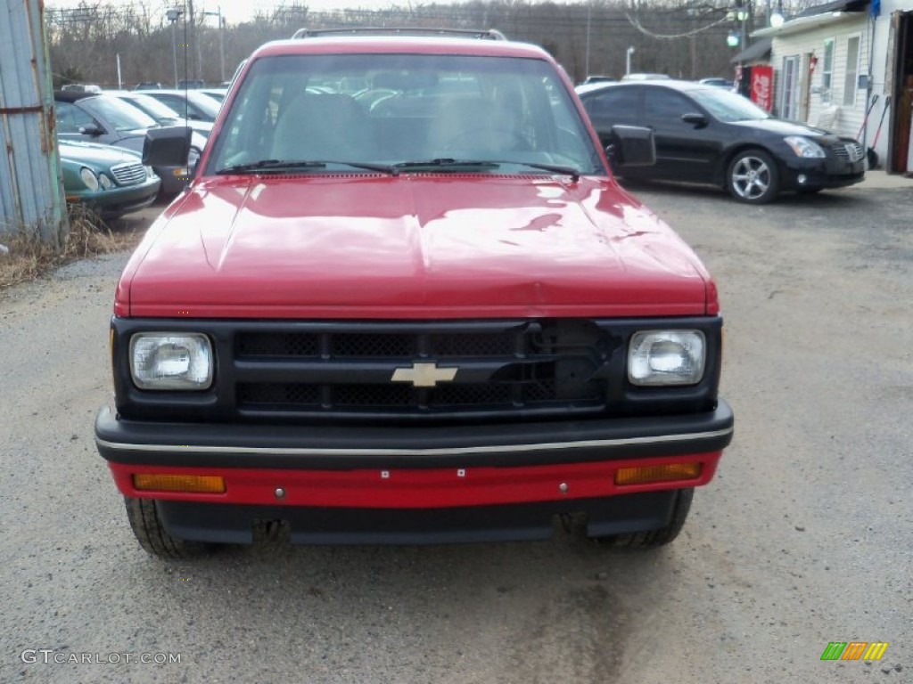 Bright Red Chevrolet S10