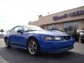 2004 Azure Blue Ford Mustang Mach 1 Coupe  photo #2