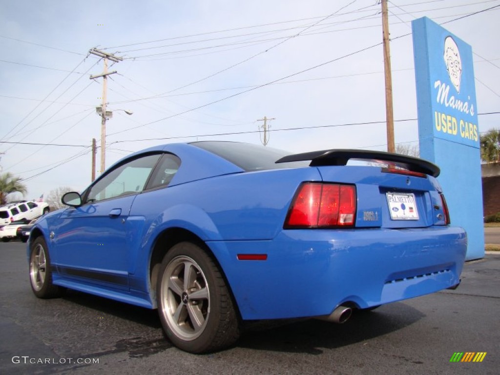 2004 Mustang Mach 1 Coupe - Azure Blue / Dark Charcoal photo #6