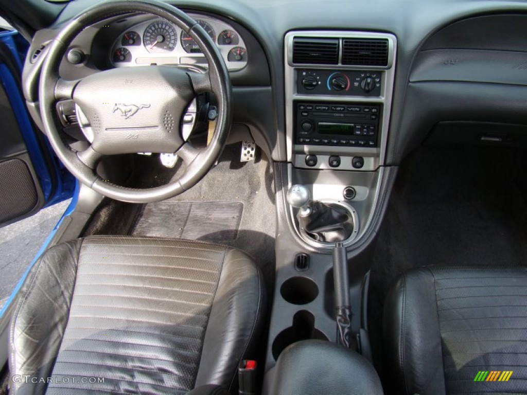 2004 Mustang Mach 1 Coupe - Azure Blue / Dark Charcoal photo #11