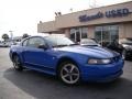 2004 Azure Blue Ford Mustang Mach 1 Coupe  photo #26
