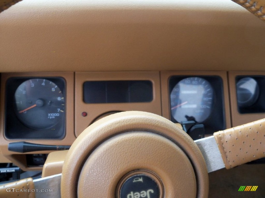 1995 Wrangler S 4x4 - Moss Green Pearl / Spice Beige photo #13