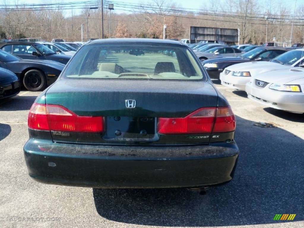 1998 Accord EX Sedan - Dark Emerald Pearl / Quartz photo #5