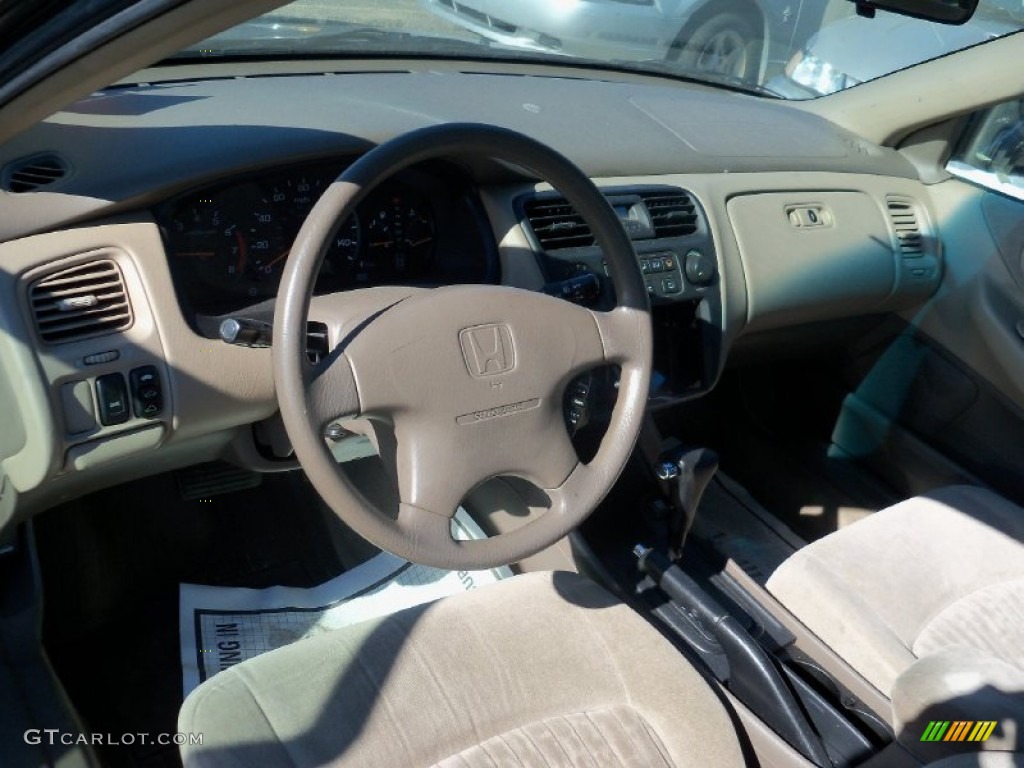 1998 Accord EX Sedan - Dark Emerald Pearl / Quartz photo #8