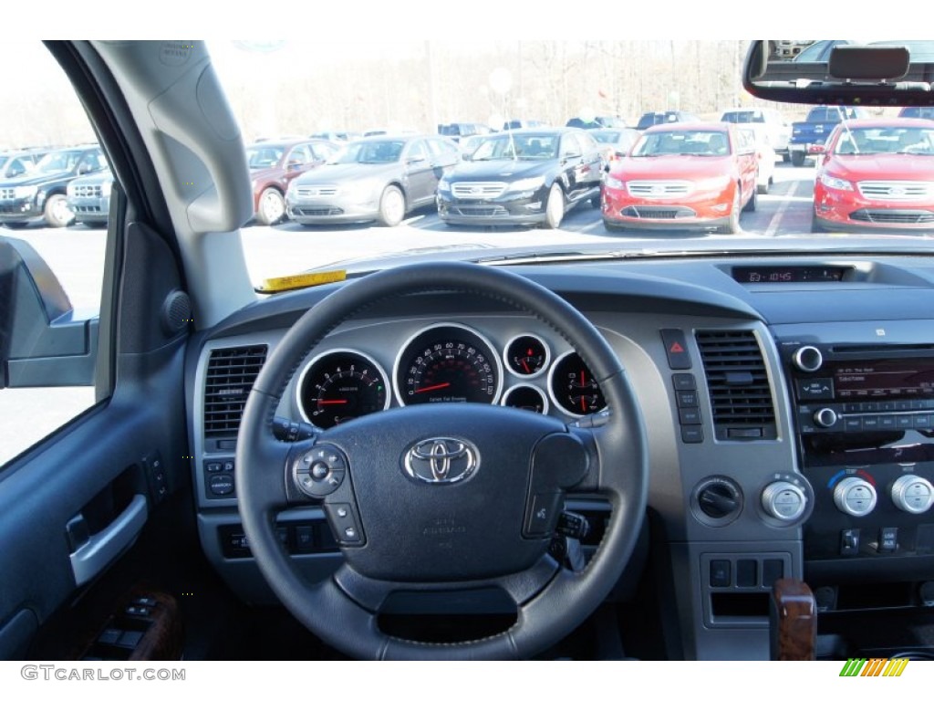 2011 Tundra Limited CrewMax 4x4 - Magnetic Gray Metallic / Graphite Gray photo #38