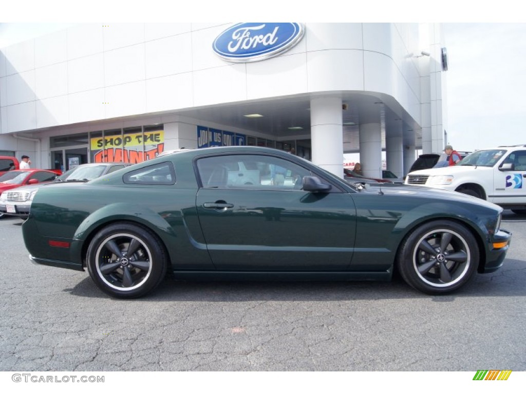 Highland Green Metallic 2008 Ford Mustang Bullitt Coupe Exterior Photo #61230790