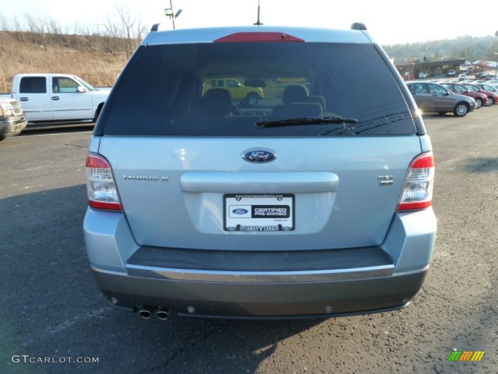 2008 Taurus X SEL AWD - Light Ice Blue Metallic / Medium Light Stone photo #3