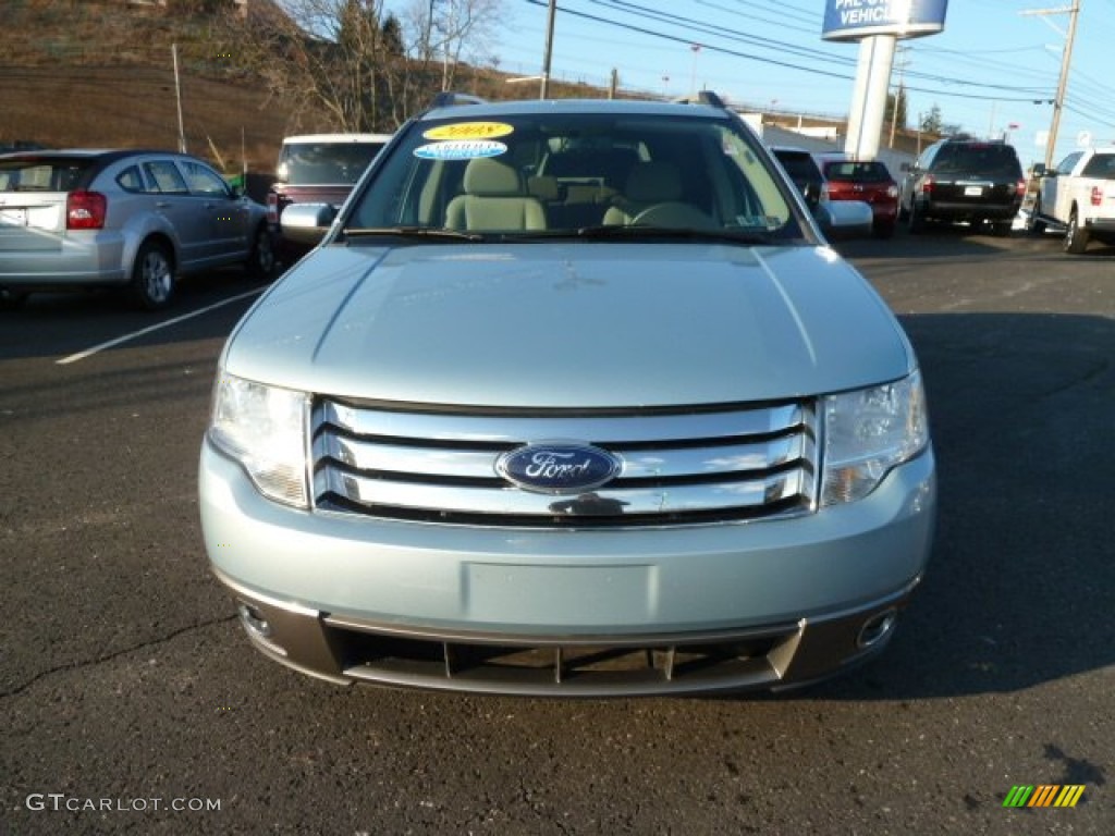 2008 Taurus X SEL AWD - Light Ice Blue Metallic / Medium Light Stone photo #6