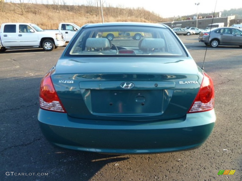 2006 Elantra GLS Sedan - Spruce Green / Beige photo #3
