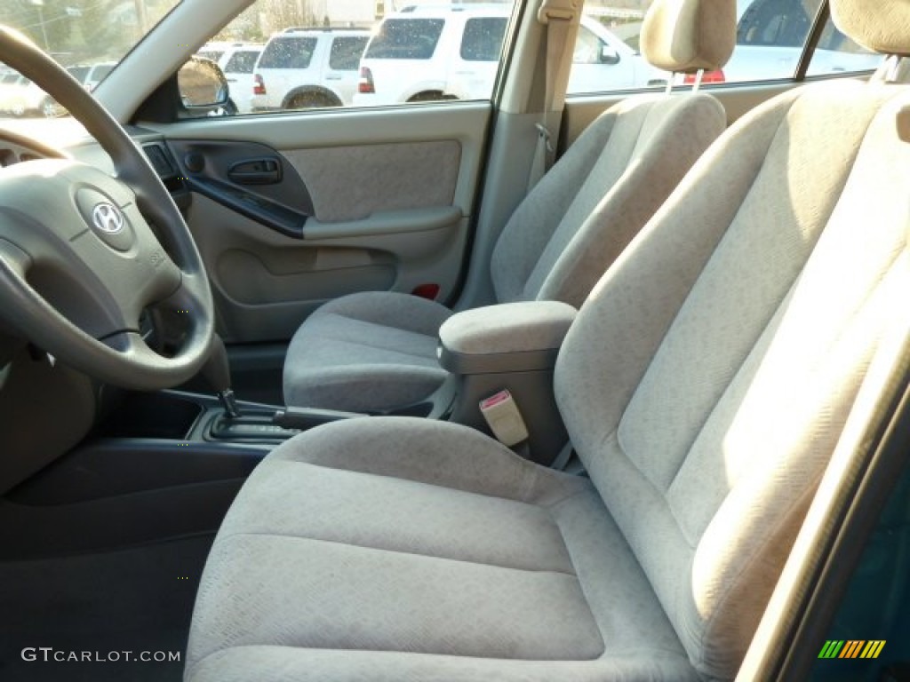 2006 Elantra GLS Sedan - Spruce Green / Beige photo #8