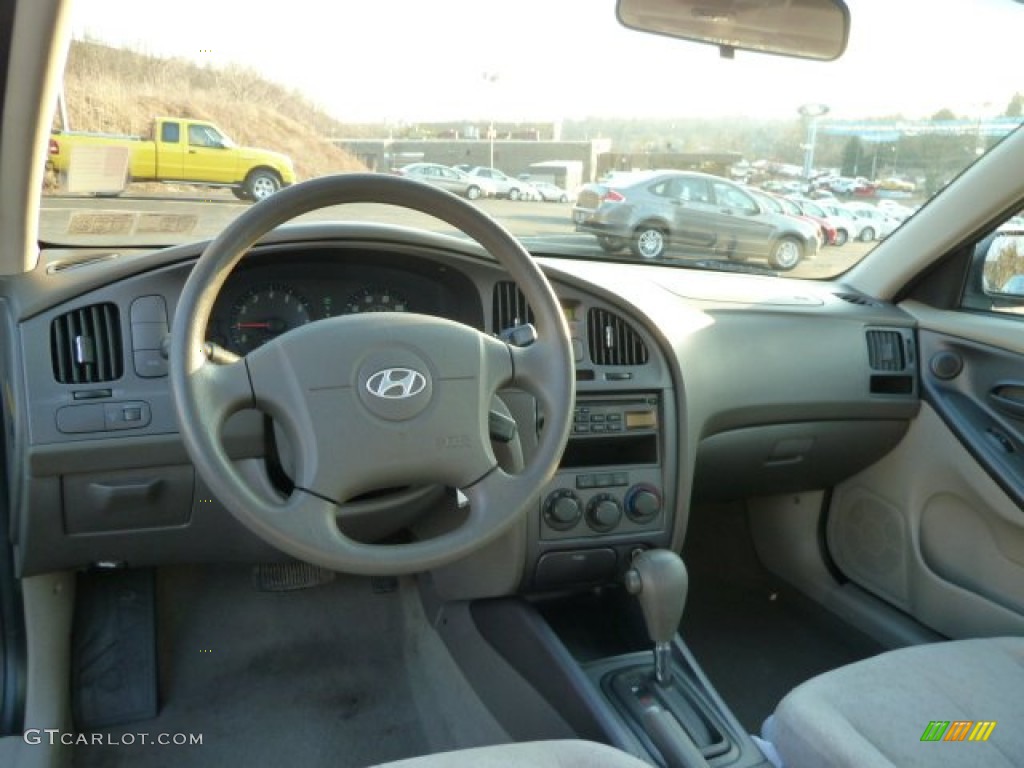 2006 Elantra GLS Sedan - Spruce Green / Beige photo #10