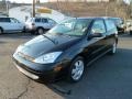 2001 Pitch Black Ford Focus ZX3 Coupe  photo #5