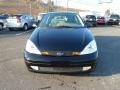 2001 Pitch Black Ford Focus ZX3 Coupe  photo #6