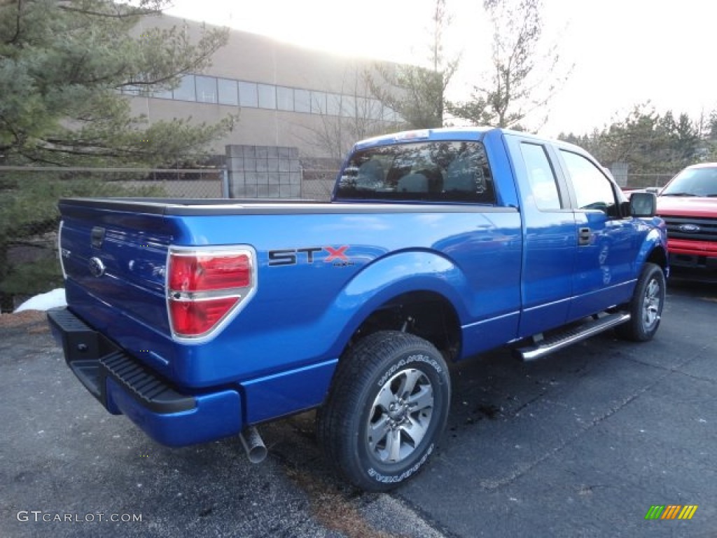 Blue Flame Metallic 2012 Ford F150 STX SuperCab 4x4 Exterior Photo #61233022
