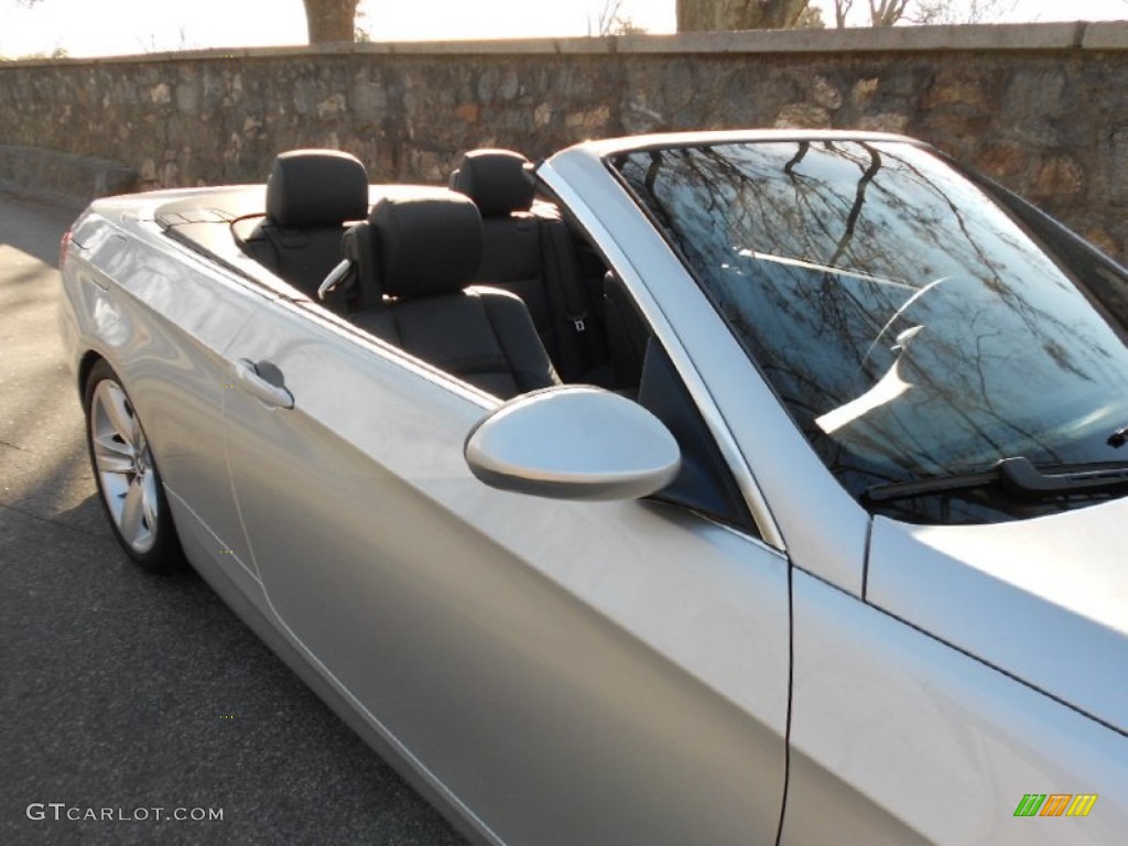 2007 3 Series 335i Convertible - Titanium Silver Metallic / Black photo #10