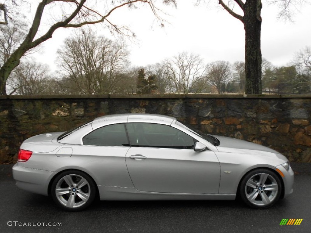 2007 3 Series 335i Convertible - Titanium Silver Metallic / Black photo #16