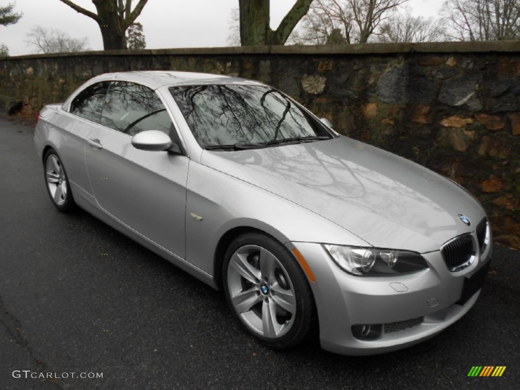 2007 3 Series 335i Convertible - Titanium Silver Metallic / Black photo #17