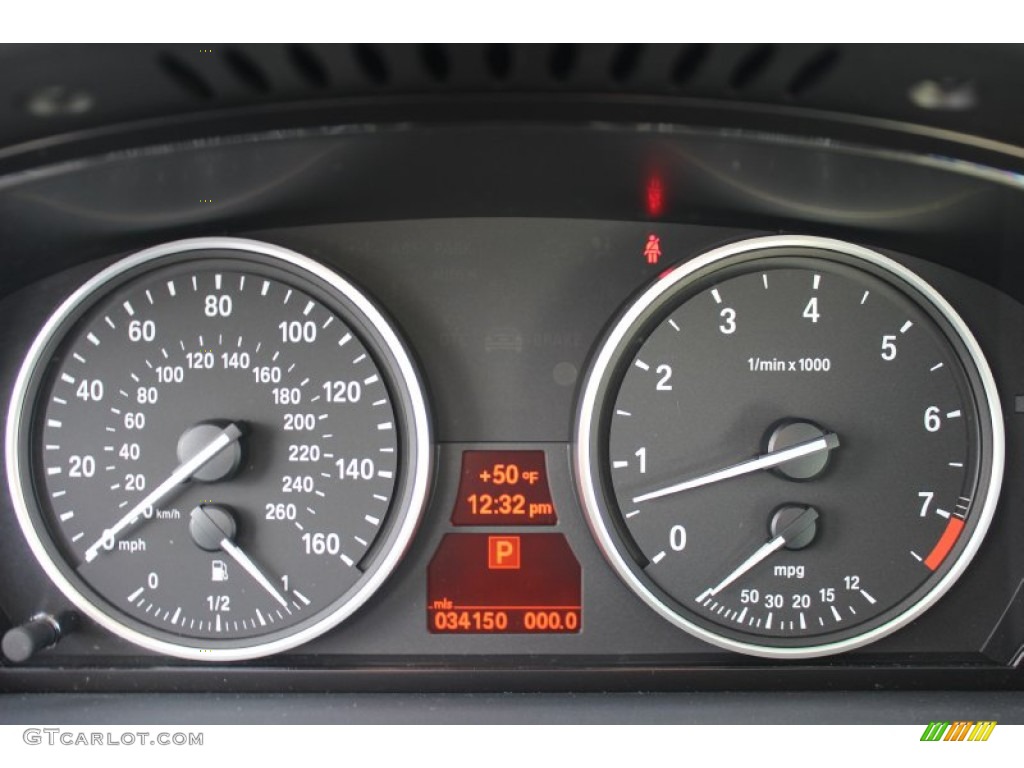 2009 BMW 5 Series 528xi Sedan Gauges Photo #61234495