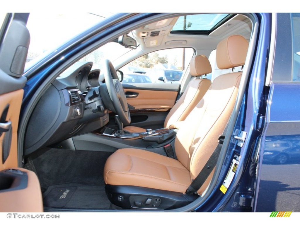 2011 3 Series 328i xDrive Sedan - Deep Sea Blue Metallic / Saddle Brown Dakota Leather photo #11
