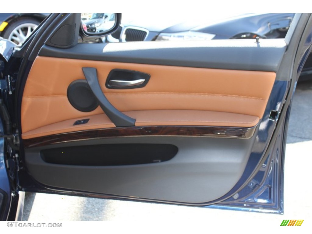 2011 3 Series 328i xDrive Sedan - Deep Sea Blue Metallic / Saddle Brown Dakota Leather photo #25