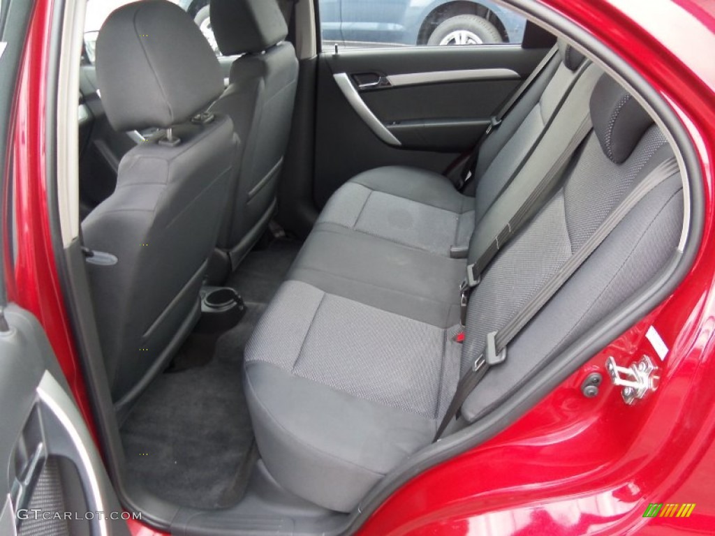 Charcoal Interior 2011 Chevrolet Aveo LT Sedan Photo #61235062