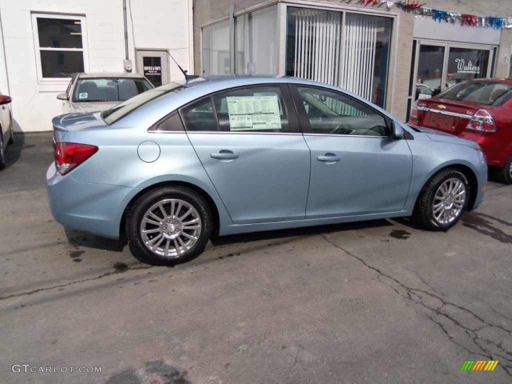 Ice Blue Metallic 2012 Chevrolet Cruze Eco Exterior Photo #61235202
