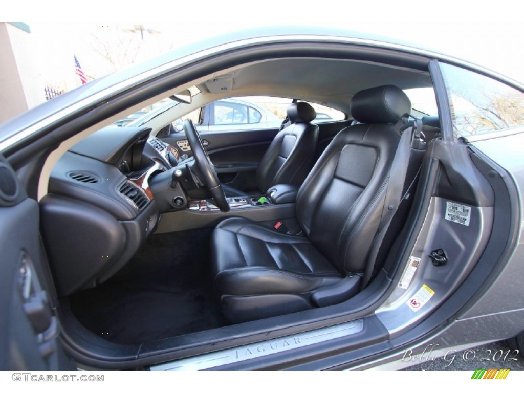 Charcoal Interior 2007 Jaguar XK XKR Coupe Photo #61235712