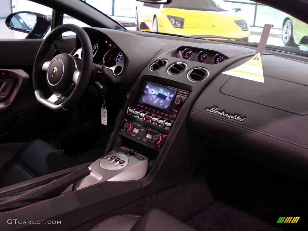 2009 Lamborghini Gallardo LP560-4 Coupe Nero Perseus Dashboard Photo #6123591