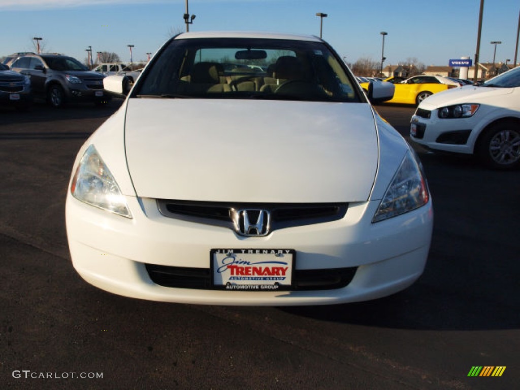 2003 Accord LX Sedan - Taffeta White / Ivory photo #8