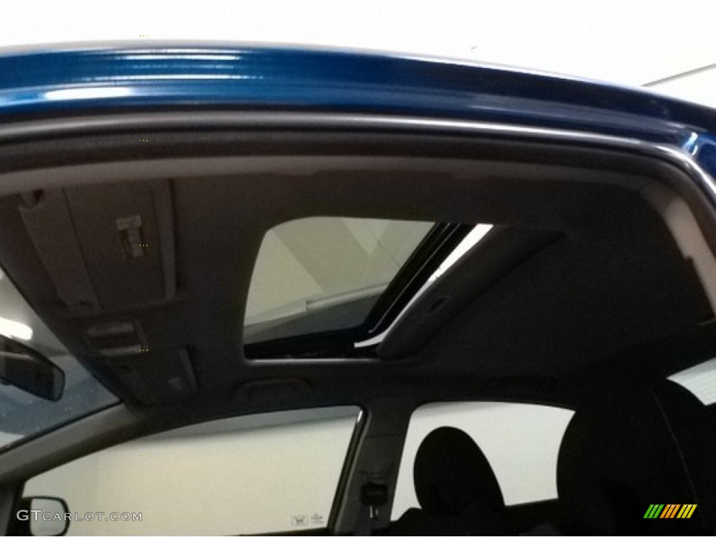 2009 Civic Si Sedan - Dyno Blue Pearl / Black photo #11