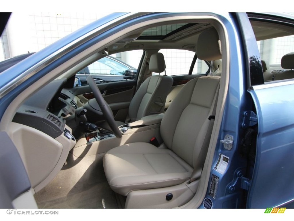 Almond/Mocha Interior 2011 Mercedes-Benz C 300 Luxury 4Matic Photo #61237513