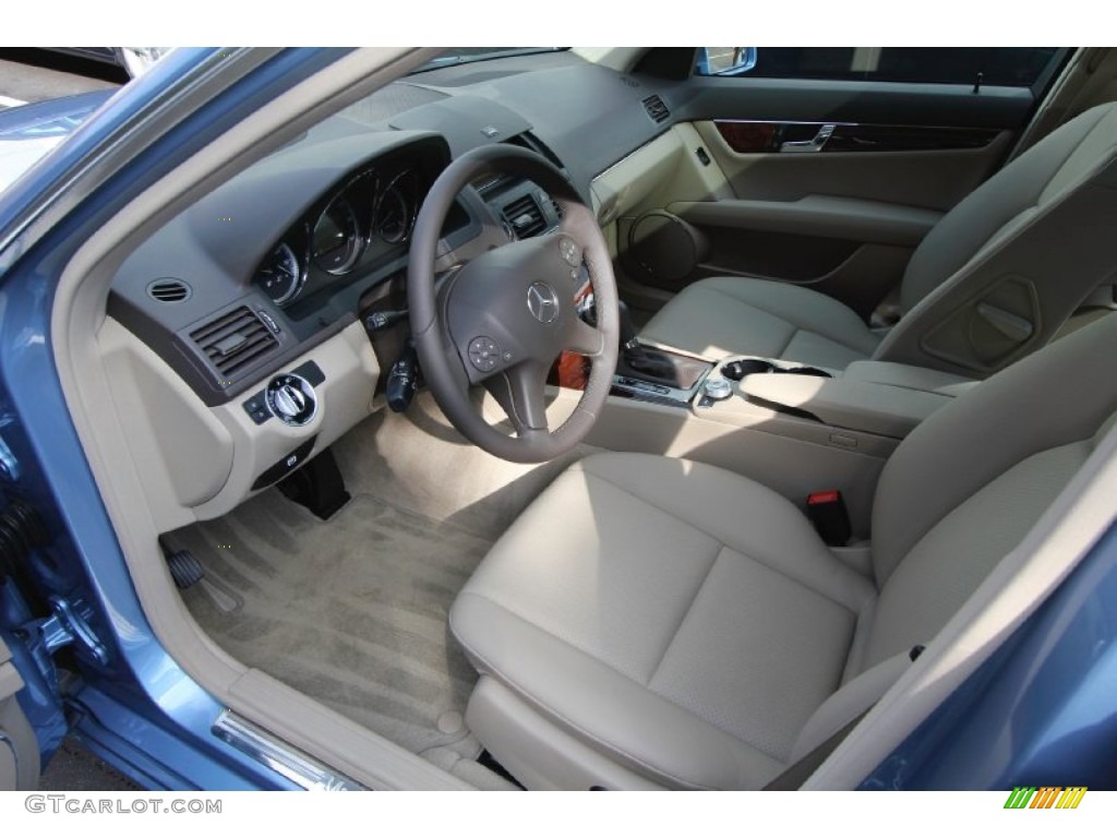 Almond/Mocha Interior 2011 Mercedes-Benz C 300 Luxury 4Matic Photo #61237523