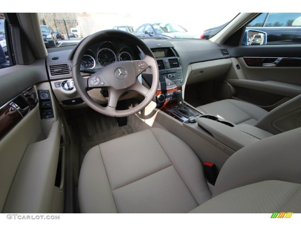 Almond/Mocha Interior 2011 Mercedes-Benz C 300 Luxury 4Matic Photo #61237531