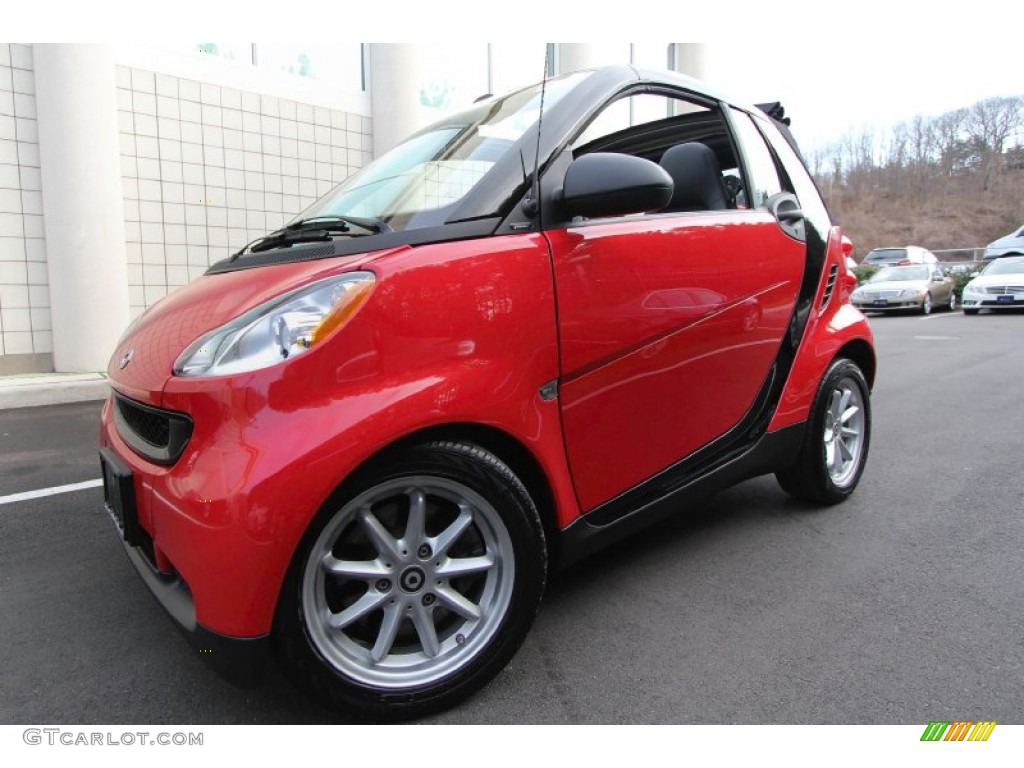 Rally Red 2009 Smart fortwo passion cabriolet Exterior Photo #61237907