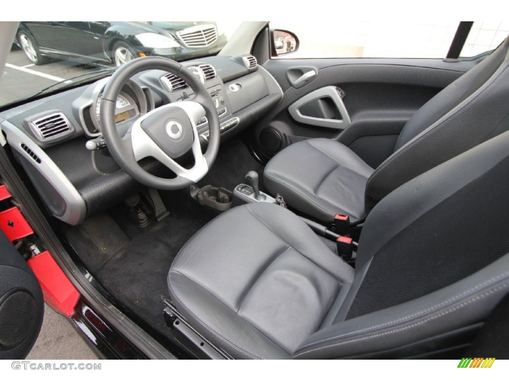 Design Black Interior 2009 Smart fortwo passion cabriolet Photo #61237988
