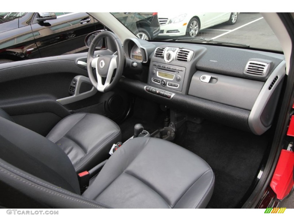 2009 Smart fortwo passion cabriolet Design Black Dashboard Photo #61237997