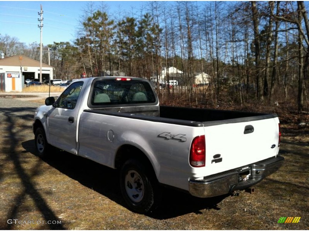 2004 F150 XL Heritage Regular Cab 4x4 - Oxford White / Heritage Graphite Grey photo #5