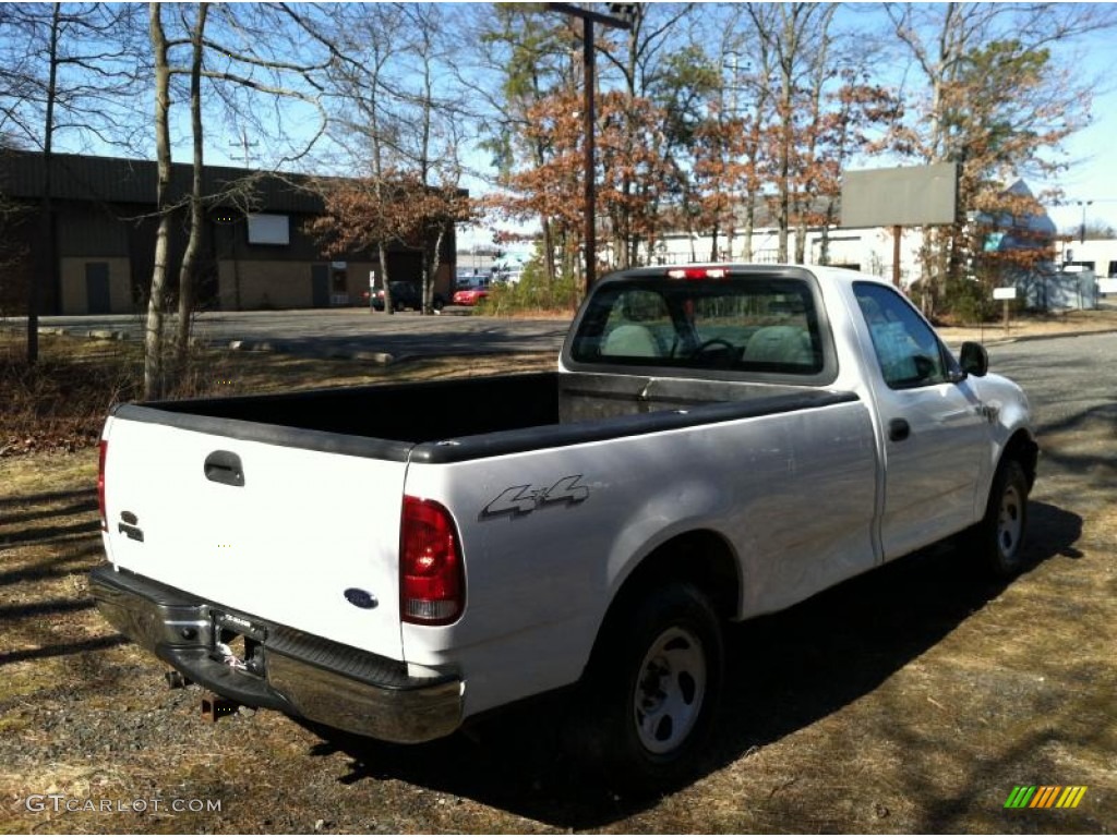 2004 F150 XL Heritage Regular Cab 4x4 - Oxford White / Heritage Graphite Grey photo #7