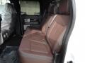 Platinum Sienna Brown/Black Leather Rear Seat Photo for 2012 Ford F150 #61238111