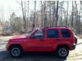 2004 Flame Red Jeep Liberty Sport 4x4 Columbia Edition  photo #4