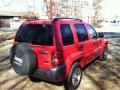 2004 Flame Red Jeep Liberty Sport 4x4 Columbia Edition  photo #7