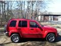 2004 Flame Red Jeep Liberty Sport 4x4 Columbia Edition  photo #8