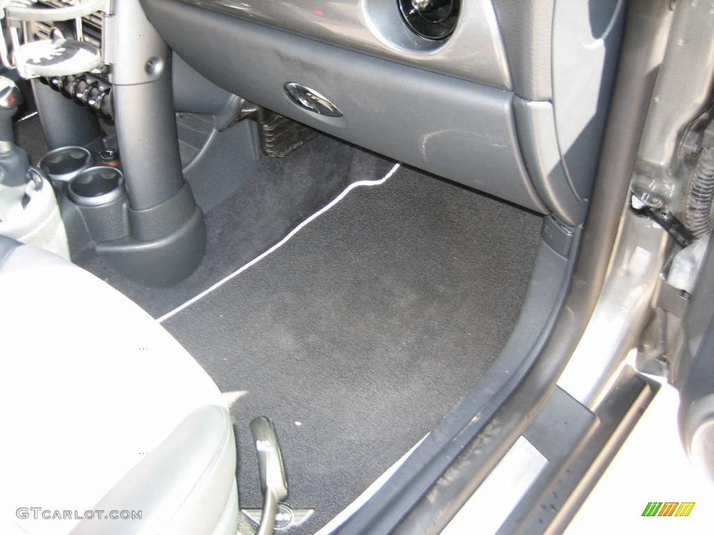 2006 Cooper S Hardtop - Dark Silver Metallic / Space Gray/Panther Black photo #35