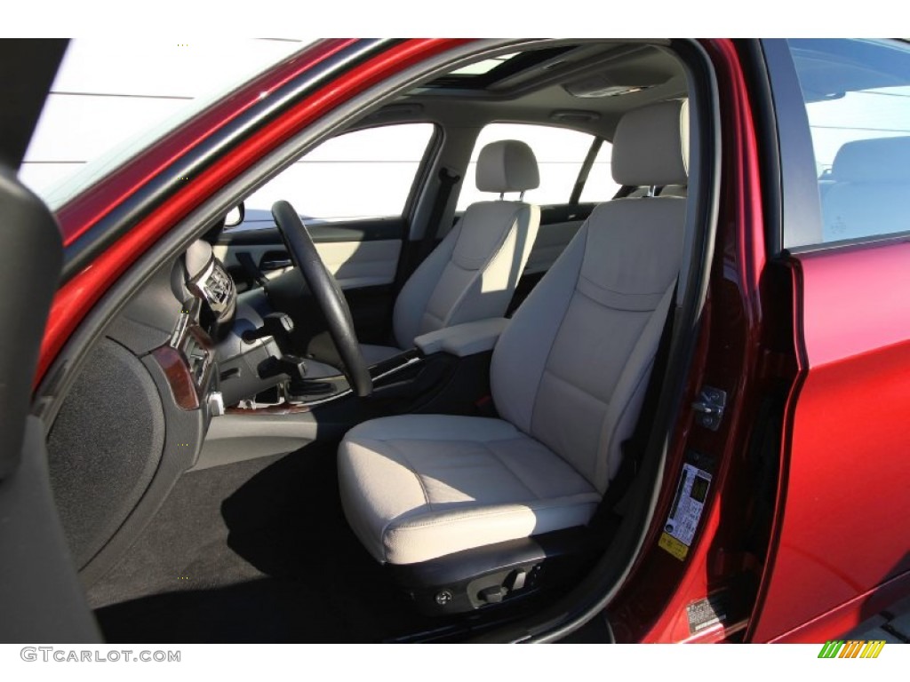 2011 3 Series 328i xDrive Sedan - Vermillion Red Metallic / Oyster/Black Dakota Leather photo #10