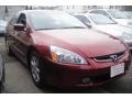 2003 Redondo Red Pearl Honda Accord EX V6 Sedan  photo #2