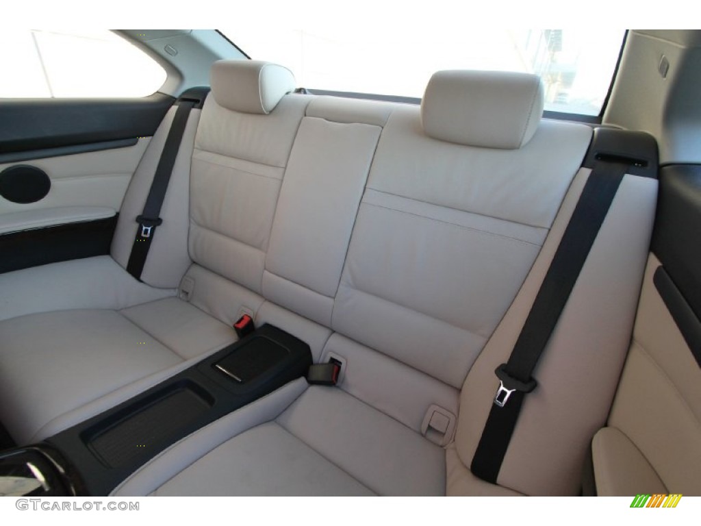 2011 3 Series 328i xDrive Coupe - Mineral White Metallic / Oyster/Black Dakota Leather photo #13